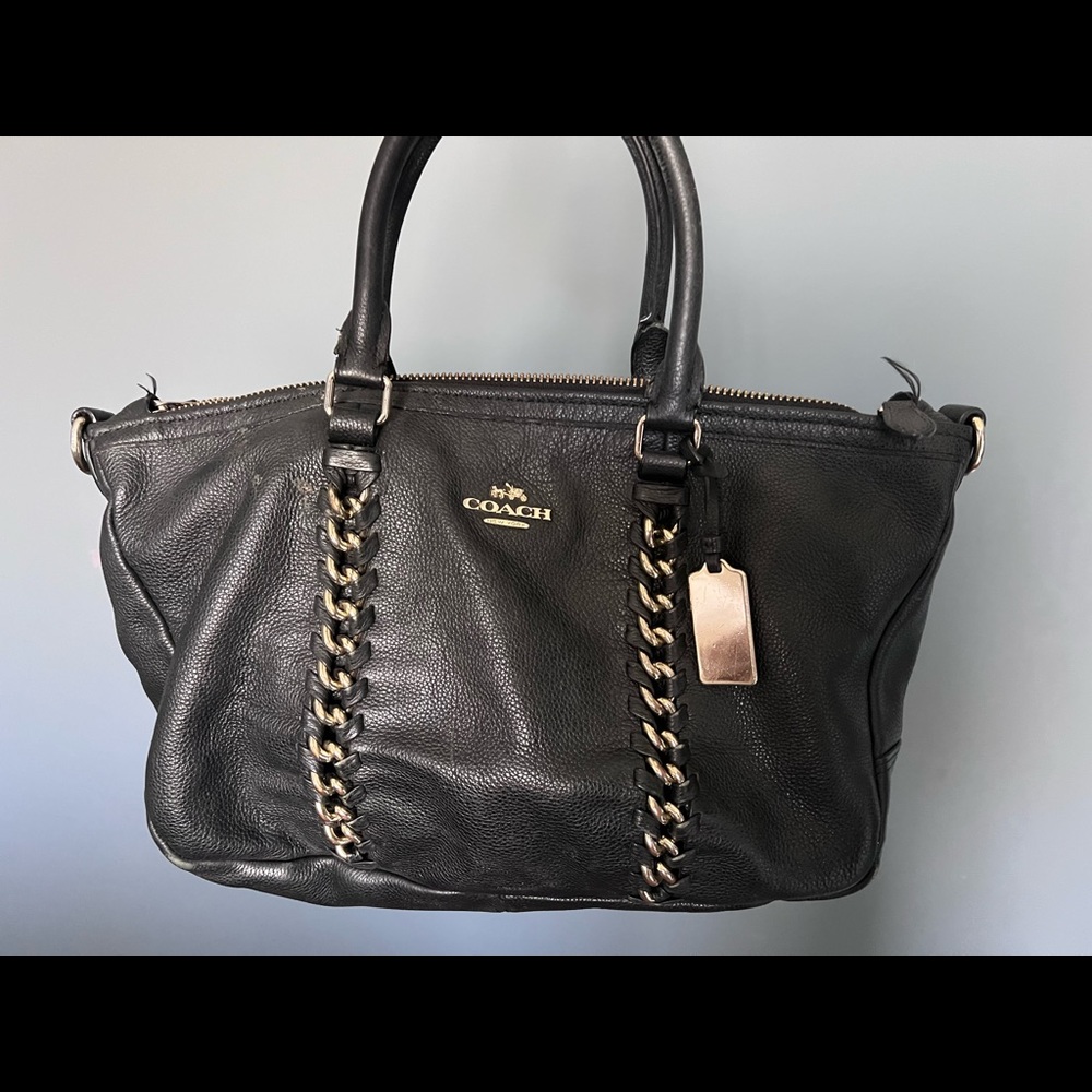 Coach Black Leather Purse